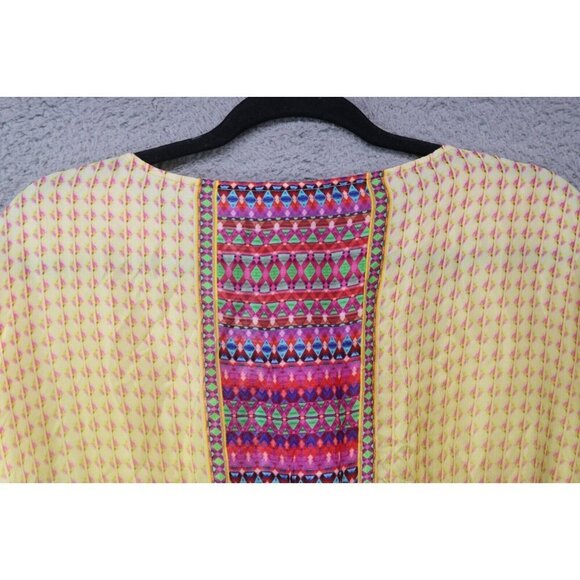 Tanvi Kedia Anthropologie Dolman Sleeve Tunic-Silky-Beaded-Size XS-BOHO-Hippie - Picture 15 of 15